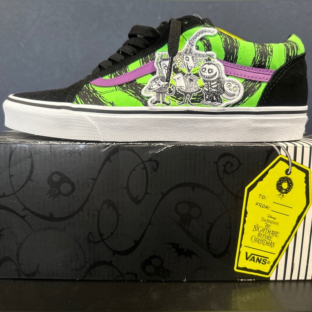 Size 9.5 - VANS Old Skool x The Nightmare Before Christmas Lock Shock and Barrel